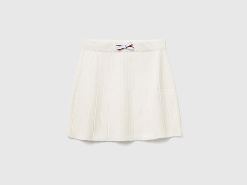 Фото ракурс 1 - Бежева спiдниця Benetton для дівчаток артикул 1270C000G.G 0R2 25A