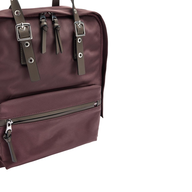 Фото ракурс 3 - Жіночий бордовий рюкзак Parfois артикул 242447 _BU SS2026