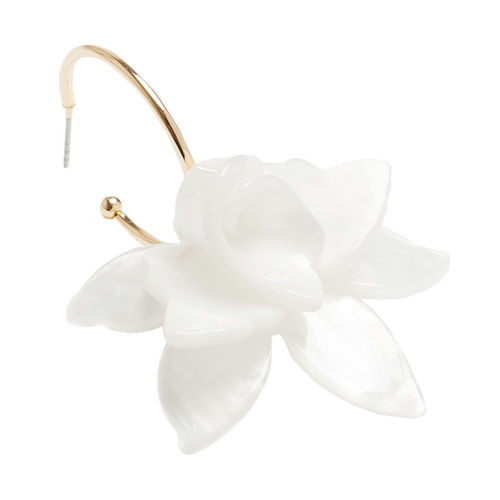 Фото ракурс 2 - Жіночі білі сережки Parfois артикул 195269 _WT FW2025