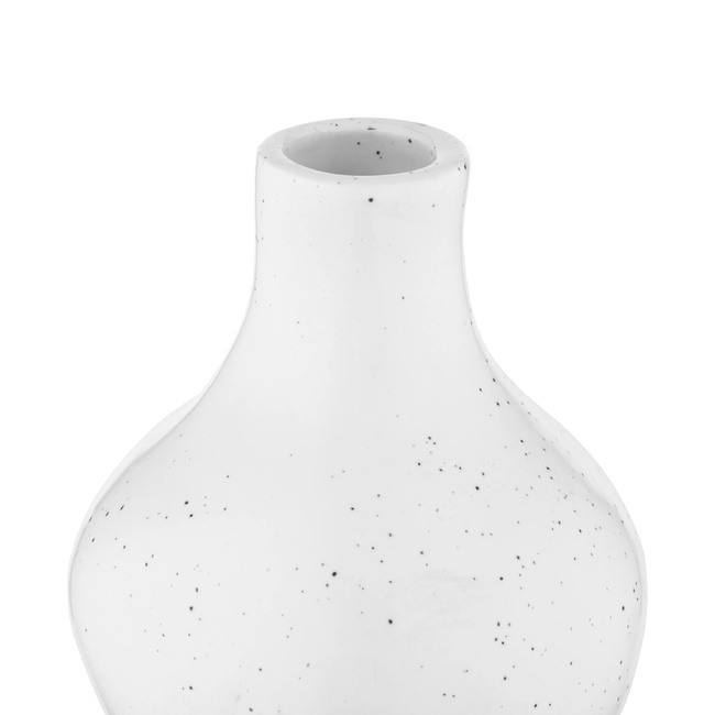 Фото ракурс 3 - Белая ваза Ardesto артикул AR3808W No color FW2025