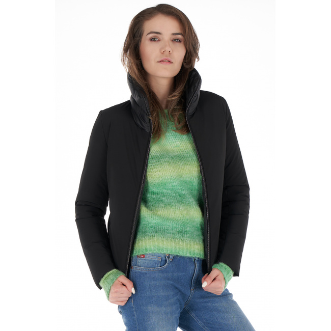 Фото ракурс 6 - Женская черная куртка Lee Cooper артикул 20695410 Black FW2022