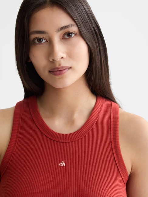 Фото ракурс 4 - Жіноча червона майка SCOTCH & SODA артикул U9A00794T U602 FW2025