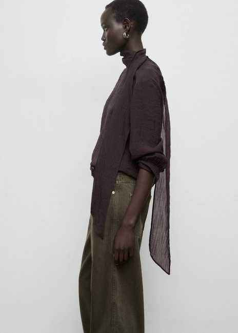 Фото ракурс 5 - Жіночі хакі джинси Mango артикул 17017821 37 1 season