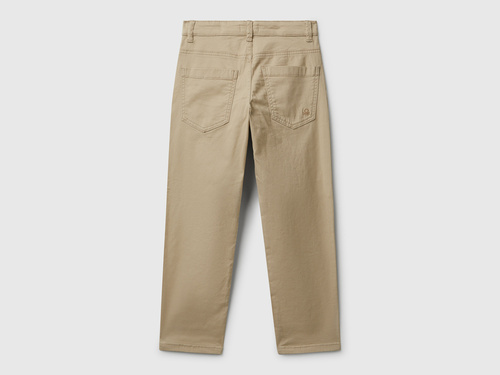 Фото ракурс 2 - Бежеві штани Benetton для хлопчиків артикул 4RHPCE04D.G 39A 25A