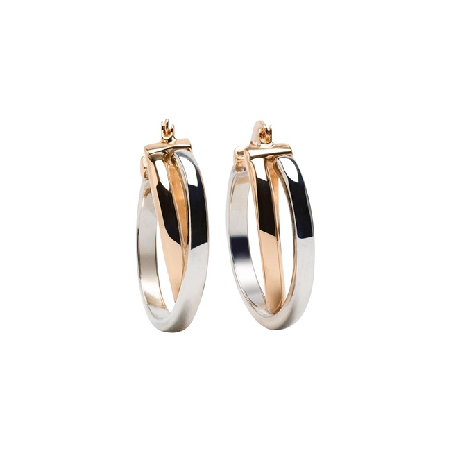 Жіночі золото-срібні сережки Parfois артикул 237429 _MM FW2025 Фото ракурс 3 - Жіночі золото-срібні сережки Parfois артикул 237429 _MM FW2025