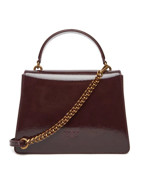 Женская бордовая сумка Pinko артикул 100066-A1UV Y1HQ FW2025 Фото ракурс 2 - Женская бордовая сумка Pinko артикул 100066-A1UV Y1HQ FW2025