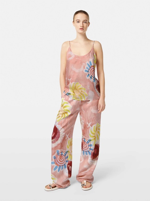 Фото ракурс 3 - Женская розовая майка SCOTCH & SODA артикул U9A00723T U644 SS2025