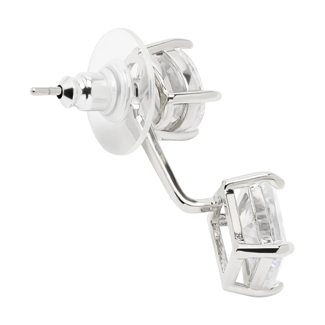 Женские серебряные серьги Parfois артикул 233957 _SV FW2025 Фото ракурс 4 - Женские серебряные серьги Parfois артикул 233957 _SV FW2025