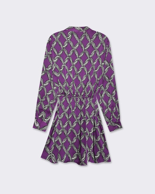 Жіноча фіолетова сукня Piazza Italia артикул 32755 VAR 1 SS2025 Фото ракурс 5 - Жіноча фіолетова сукня Piazza Italia артикул 32755 VAR 1 SS2025