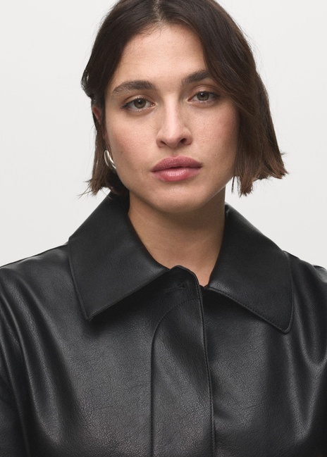 Женская черная куртка Mango артикул 17094433 99 1 season Фото ракурс 7 - Женская черная куртка Mango артикул 17094433 99 1 season