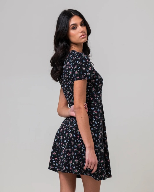 Жіноча синя сукня Piazza Italia артикул 50089 VAR 2 SS2025 Фото ракурс 2 - Жіноча синя сукня Piazza Italia артикул 50089 VAR 2 SS2025