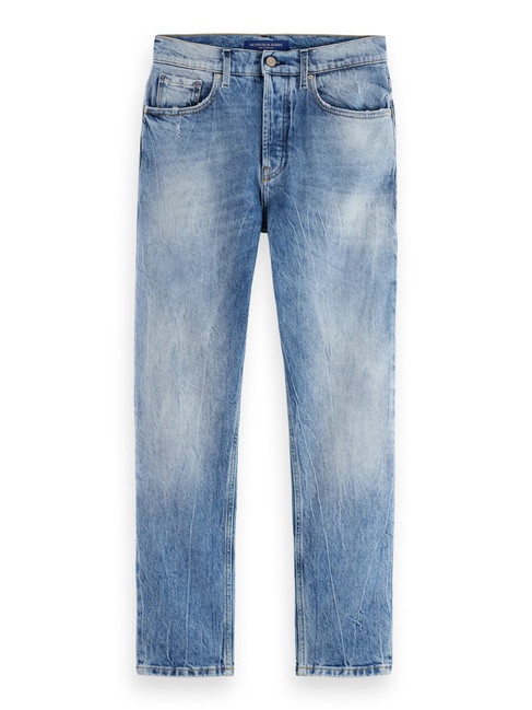 Чоловічі блакитні джинси SCOTCH & SODA артикул 180375 410 SS2025 Фото ракурс 4 - Чоловічі блакитні джинси SCOTCH & SODA артикул 180375 410 SS2025