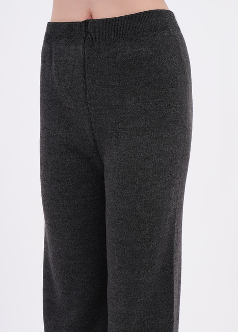 Фото ракурс 3 - Жіночі сірі штани EQUILIBRI артикул W391 040 200 Dark grey FW2025