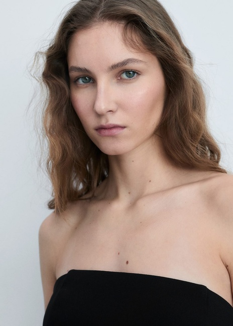 Женское черное платье Mango артикул 87014813 99 8 season Фото ракурс 5 - Женское черное платье Mango артикул 87014813 99 8 season