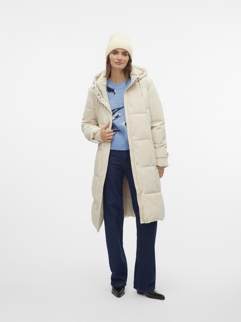 Фото ракурс 6 - Женский бежевый жилет Vero Moda  артикул 10299498 Oatmeal FW2024