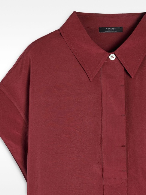 Фото ракурс 5 - Жіноча бордова сукня Parfois артикул 236845 _BU FW2025