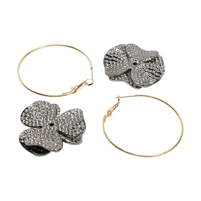 Жіночі чорні сережки Parfois артикул 242720 _BK FW2025 Фото ракурс 3 - Жіночі чорні сережки Parfois артикул 242720 _BK FW2025