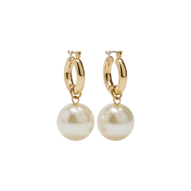 Жіночі білі сережки Parfois артикул 239537 _PE FW2025 Фото ракурс 1 - Жіночі білі сережки Parfois артикул 239537 _PE FW2025