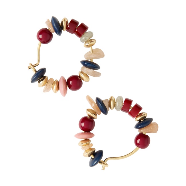 Фото ракурс 2 - Женские разноцветные серьги Parfois артикул 230714 _HM SS2025