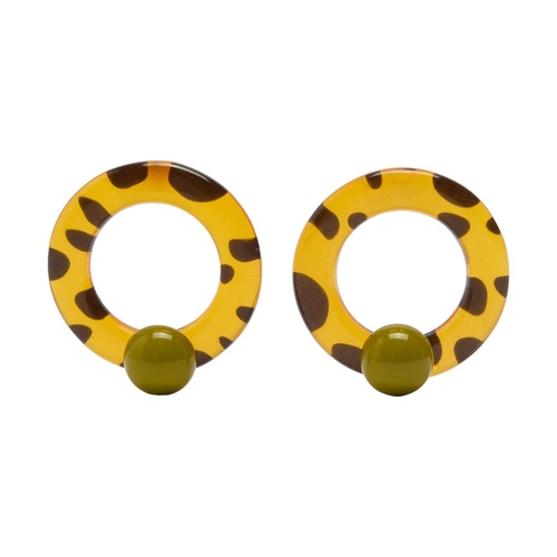 Фото ракурс 1 - Жіночі коричневі сережки Parfois артикул 239869 _HM FW2025