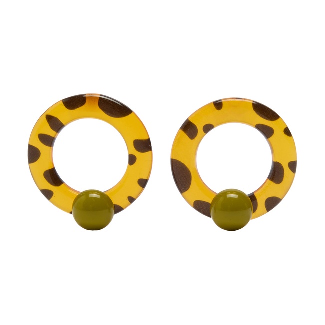 Фото ракурс 1 - Жіночі коричневі сережки Parfois артикул 239869 _HM FW2025