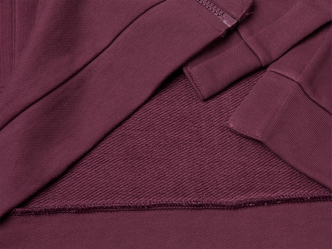 Фото ракурс 5 - Женская бордовая олимпийка Benetton артикул 3UNID500R 1D3 25A