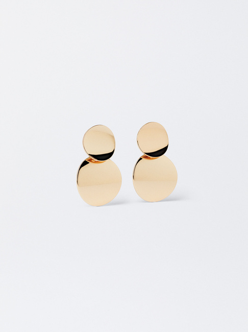 Фото ракурс 2 - Жіночі золоті сережки Parfois артикул 197583 _GD SS2025