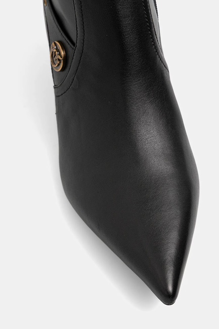 Жіночі чорні чоботи Pinko артикул SD0369-E028 Z99 FW2025 Фото ракурс 4 - Жіночі чорні чоботи Pinko артикул SD0369-E028 Z99 FW2025