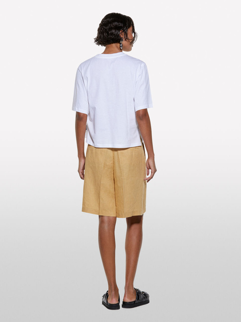 Фото ракурс 2 - Жіноча біла футболка Sisley артикул 3I1XL107G 901 25P