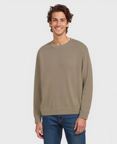 Фото ракурс 1 - Чоловічий бежевий джемпер Piazza Italia артикул 64870 Beige FW2025