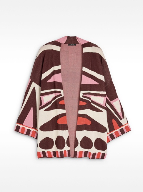 Фото ракурс 5 - Жіноче рожевe пончо Parfois артикул 232799 _BM SS2025