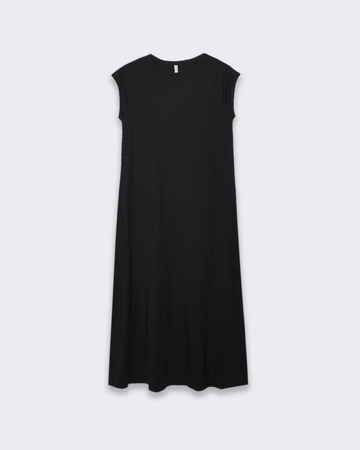 Жіноча чорна сукня Piazza Italia артикул 50113 Black SS2025 Фото ракурс 3 - Жіноча чорна сукня Piazza Italia артикул 50113 Black SS2025