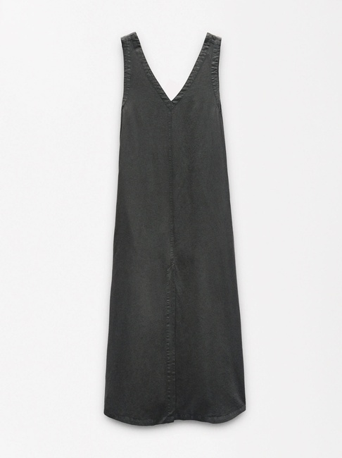 Фото ракурс 4 - Женское серое платье Parfois артикул 234098 _GY FW2025