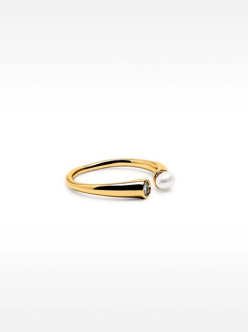 Жіноча золота каблучка Parfois артикул 233899 _GD FW2025 Фото ракурс 3 - Жіноча золота каблучка Parfois артикул 233899 _GD FW2025