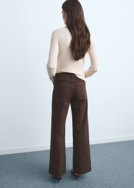 Фото ракурс 2 - Женские коричневые джинсы Mango артикул 17074112 32 1 season