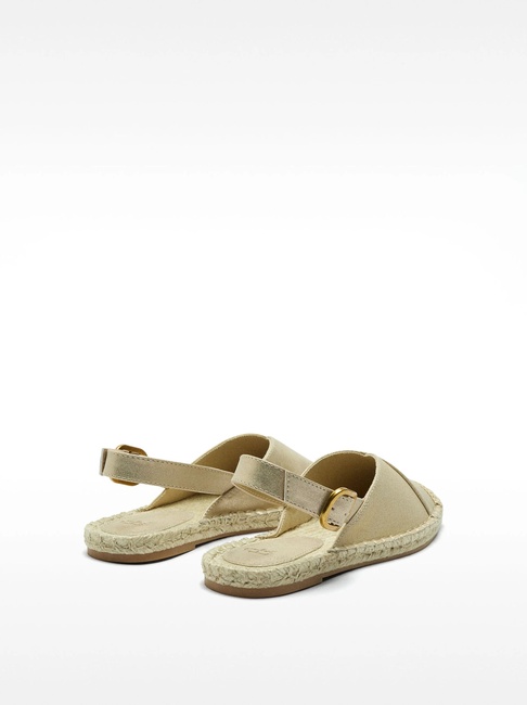 Фото ракурс 2 - Жіночі золоті туфлі Parfois артикул 231617 _GD SS2025