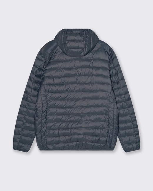 Фото ракурс 2 - Мужская серая куртка Piazza Italia артикул 65607 avion FW2025