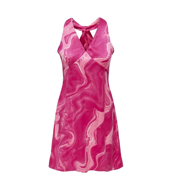 Жіноча рожева сукня Only артикул 15318884 Raspberry Sorbet SS2024 Фото ракурс 1 - Жіноча рожева сукня Only артикул 15318884 Raspberry Sorbet SS2024