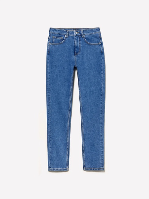 Жіночі сині джинси Sisley артикул 4MCPLE046 901 25A Фото ракурс 6 - Жіночі сині джинси Sisley артикул 4MCPLE046 901 25A