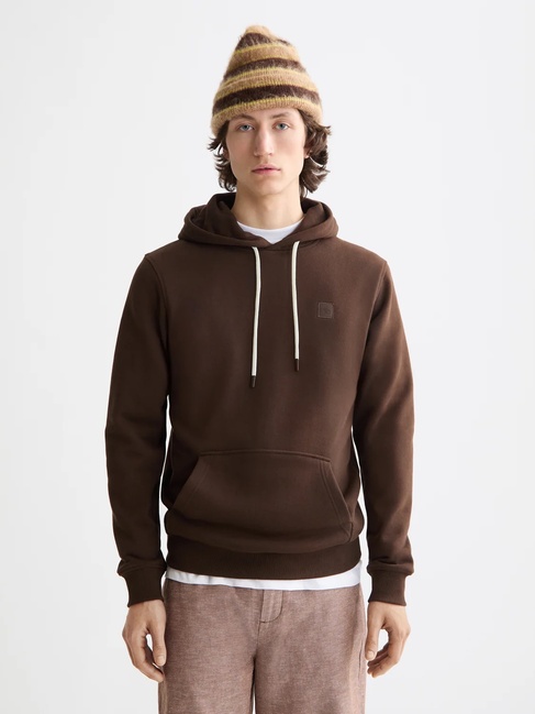 Чоловічий коричневий світшот SCOTCH & SODA артикул 181276 201 FW2025 Фото ракурс 1 - Чоловічий коричневий світшот SCOTCH & SODA артикул 181276 201 FW2025