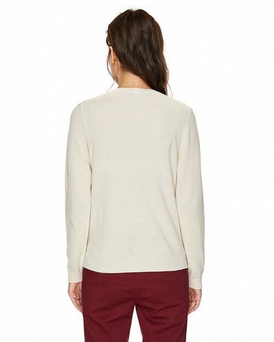 Фото ракурс 2 - Жіночий білий кардиган Benetton артикул 1002D5485 000 25A