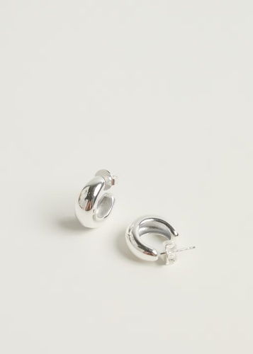 Фото ракурс 2 - Жіночі срібні сережки Mango артикул 17915998 PL 1 season