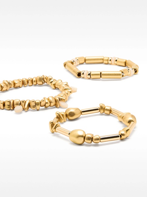 Фото ракурс 2 - Жіночий золотий браслет Parfois артикул 232153 _IV SS2025