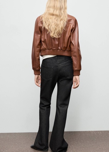 Фото ракурс 2 - Жіночі чорні джинси Mango артикул 17027815 99 1 season