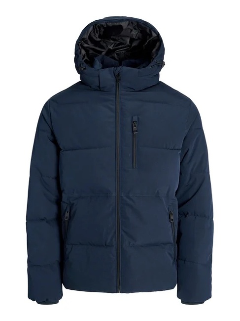 Фото ракурс 7 - Мужская синяя куртка Jack & Jones артикул 12278792 Sky Captain FW2025