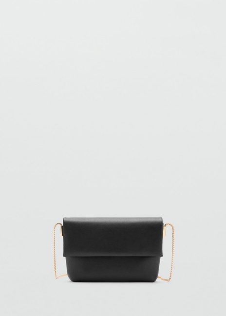 Фото ракурс 2 - Жіноча чорна сумка Mango артикул 27091219 99 2 season