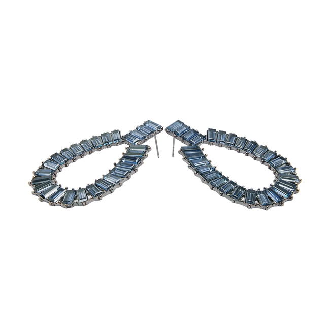 Фото ракурс 3 - Женские синие серьги Parfois артикул 242677 _BL FW2025