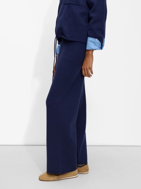 Фото ракурс 3 - Жіночі сині штани Parfois артикул 228351 _NV FW2025