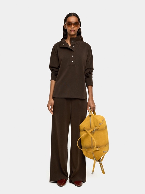 Фото ракурс 3 - Жіночі коричневі штани Parfois артикул 239502 _BN FW2025