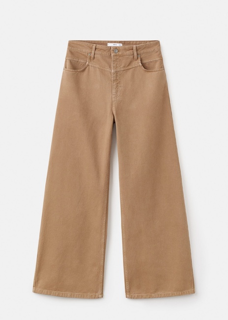 Женские коричневые джинсы Mango артикул 17025828 17 1 season Фото ракурс 3 - Женские коричневые джинсы Mango артикул 17025828 17 1 season